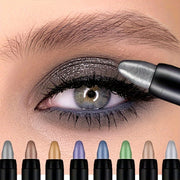 Women's Glitter Stick Pearl Highlighter and Eyeshadow Waterproof Multicolor