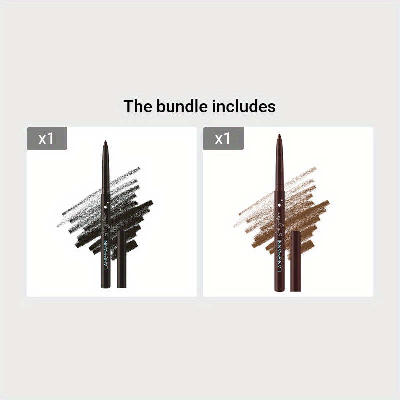 Bolígrafo de delineador de ojos impermeable para mujer, suave, de secado rápido, de larga duración, herramienta de maquillaje