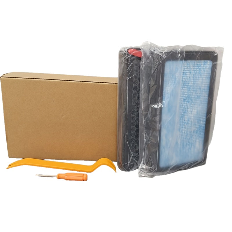 2pcs Car Air Filter for Tesla Model 3 Built-in AC Carbon Particle Purifying Grid