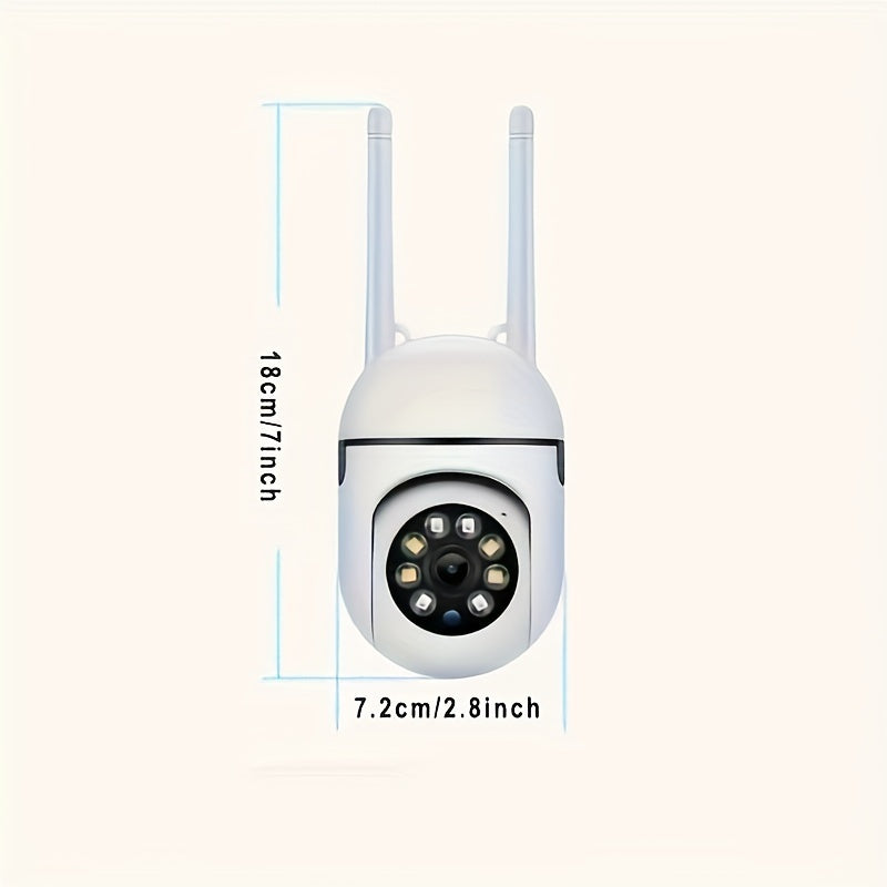 Wireless Security Camera 1080P PTZ Night Vision Two-Way Audio Motion Detection Cloud SD Storage