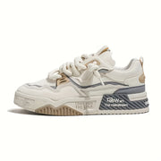 Zapatillas casuales para hombre, transpirables y antideslizantes, con cordones, para actividades al aire libre en todas las estaciones