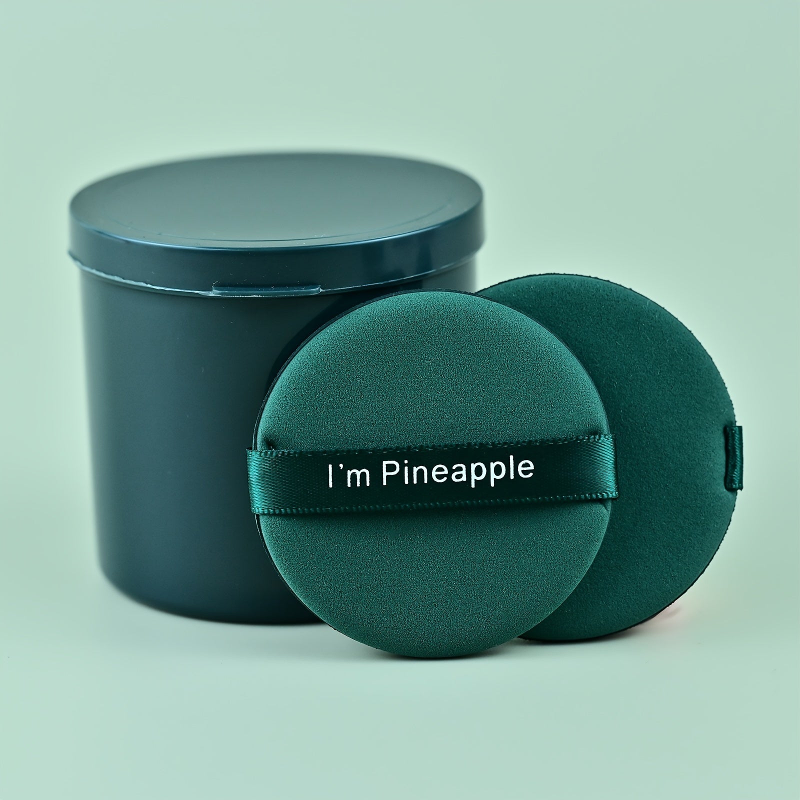 Set de 7 esponjas de maquillaje con estuche de almacenamiento, poliuretano hidrofílico, formas redondas y en forma de lágrima para base en polvo y BB Cream