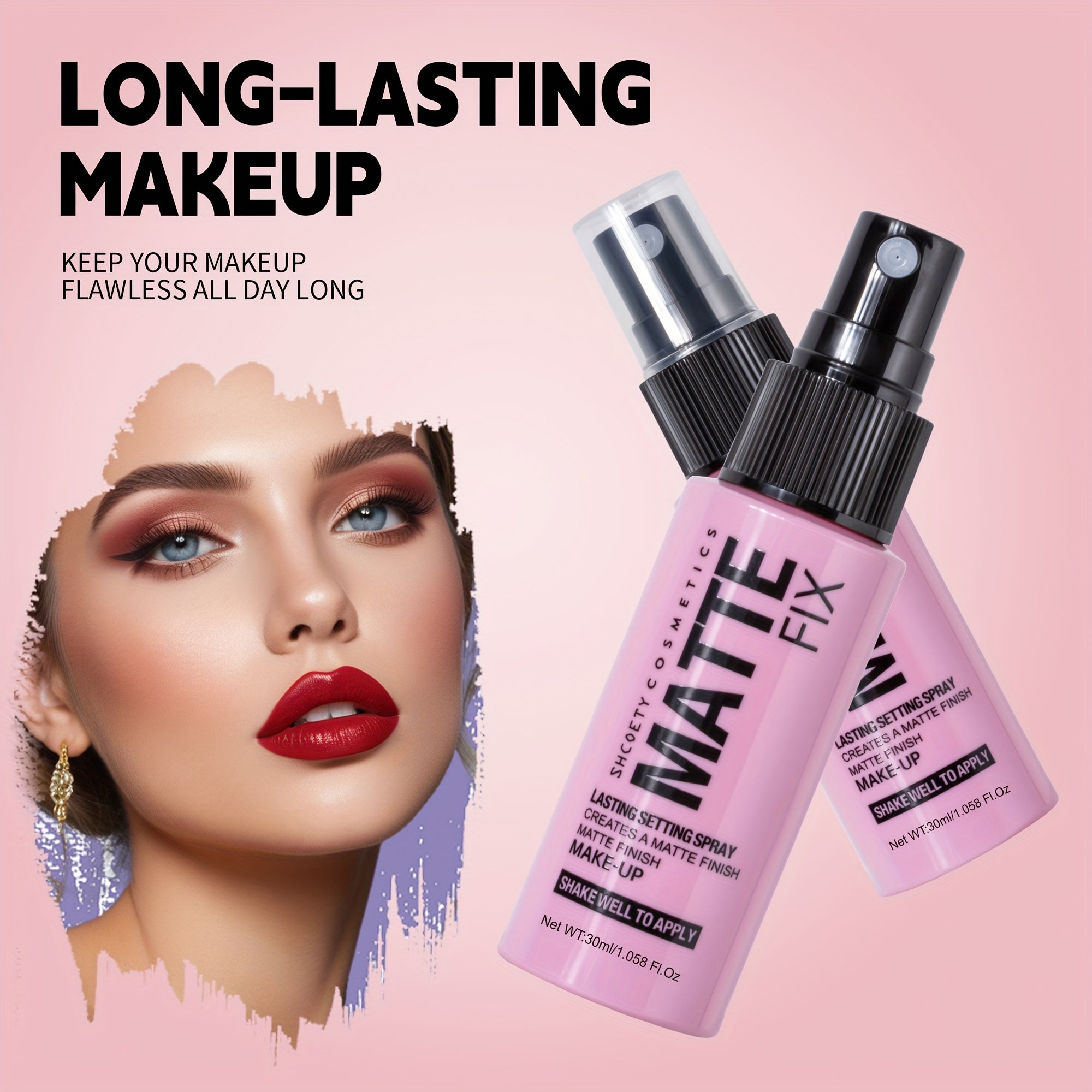 Women Hydrating 30ML Setting Spray Long-Lasting Makeup Fixer