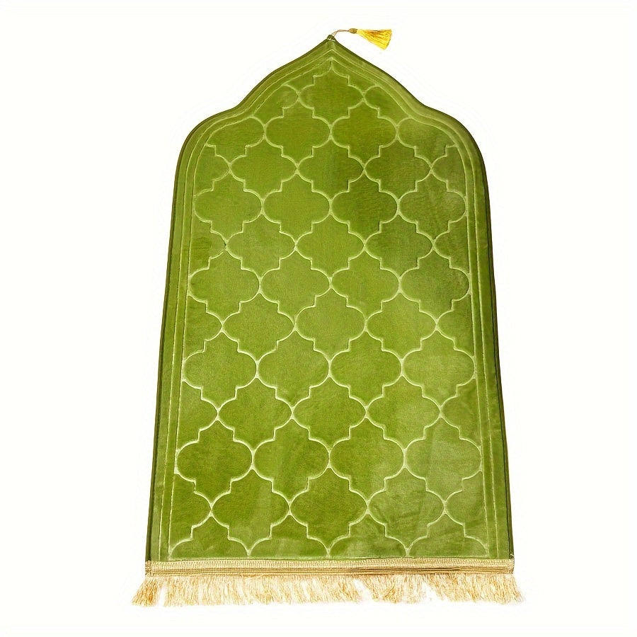Outdoor Prayer Mat with Tassel Design Non-Slip Durable and Comfortable for Home and Garden