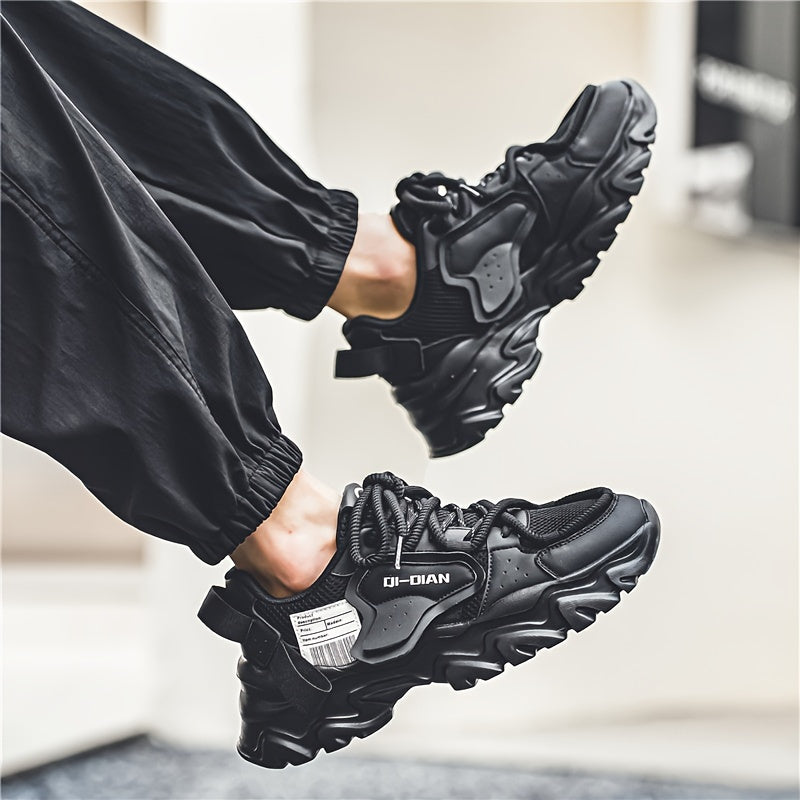 Men's All-Season Sneakers Breathable Non-Slip Thick Sole for Running Training Casual