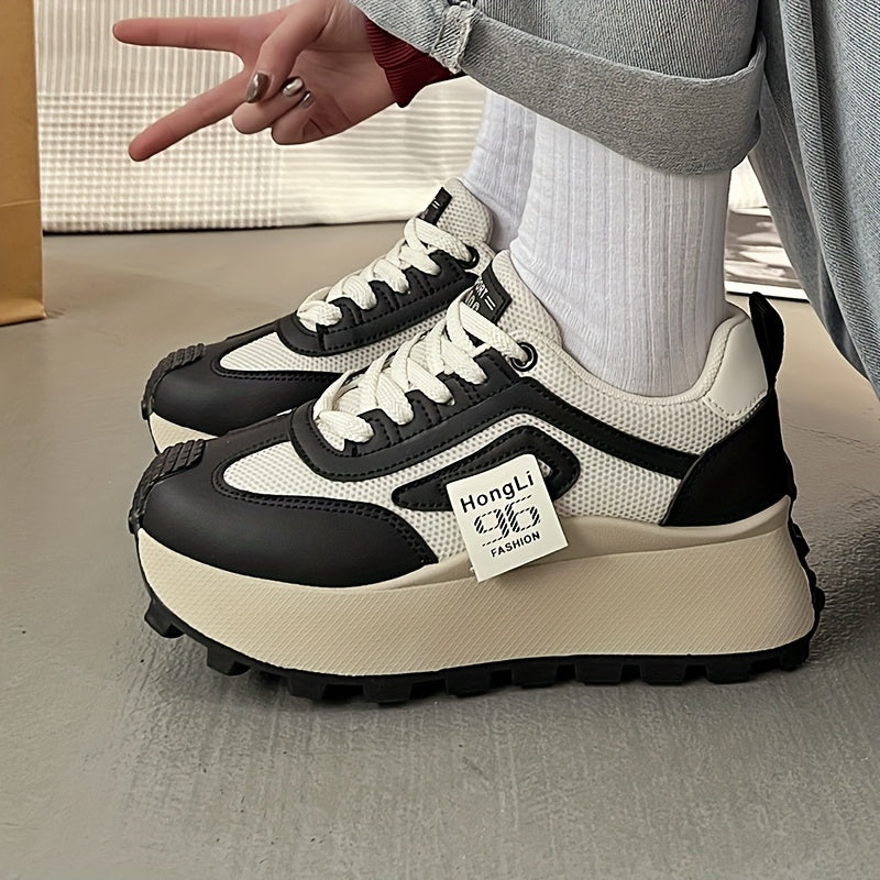 Women's Casual Sneakers Breathable Fabric Low Top Athletic Shoes