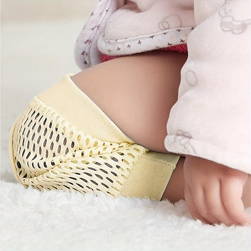 Rodilleras para bebés para gatear, para infantes de 0 a 3 años, azul, poliéster