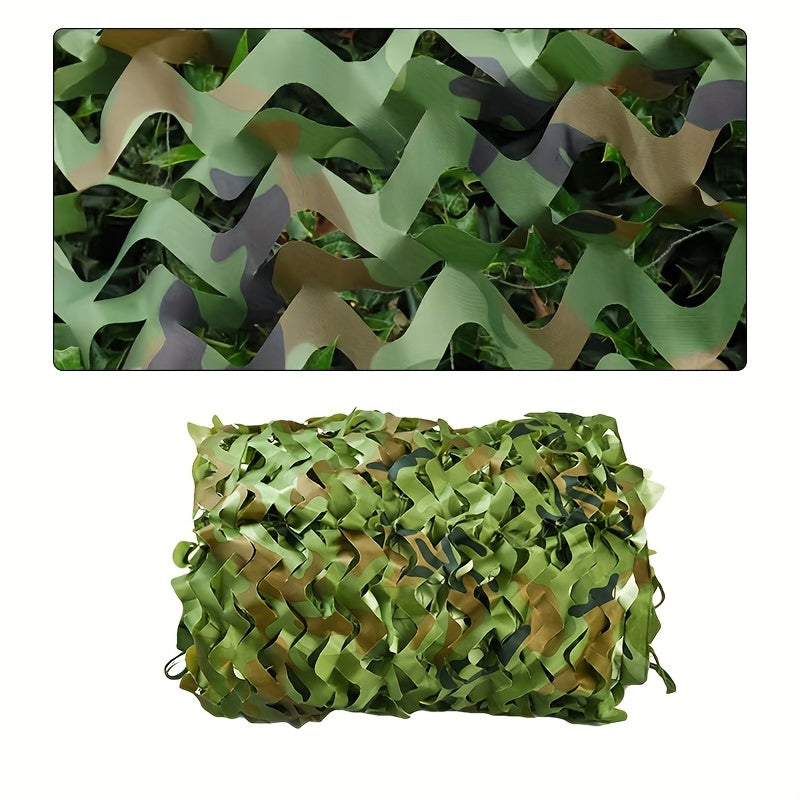 Camouflage Hunting Backstop Net and Ghillie Suit Curtains for Camping and Outdoor Activities