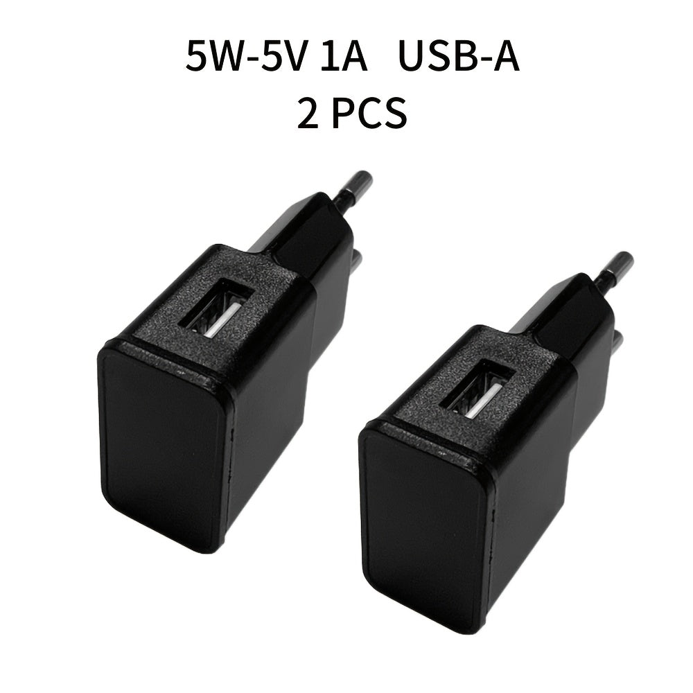 5W USB Wall Charger EU Plug 5V 1A Universal Power Adapter for Phones Drones and Electronics