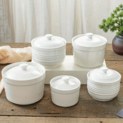 Ceramic Stew Pot with Lid Microwave and Outdoor Safe Rust-Resistant for Home Kitchen Catering Restaurant