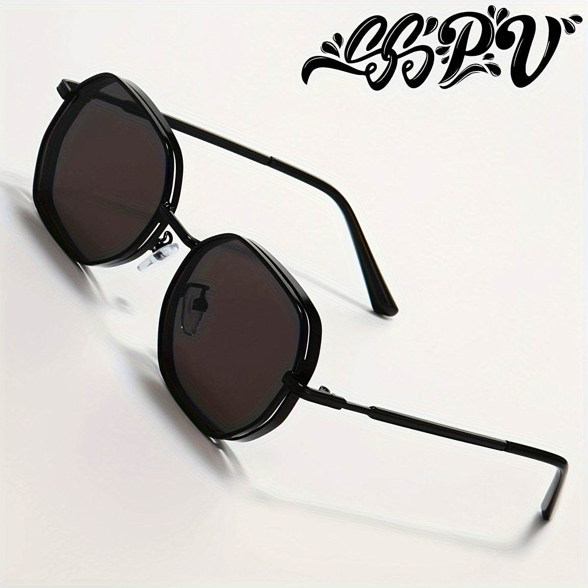 Vintage Steampunk Small Square Metal Frame Glasses for Men and Women Outdoor Activities