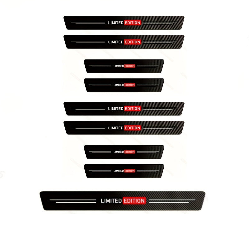 Car Door Threshold and Trunk Protection Sticker Carbon Fiber Style for Cars