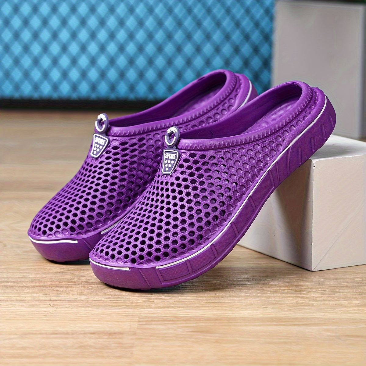 Women's EVA Slip-On Slippers Indoor Outdoor Ventilated Cushioned Shoes