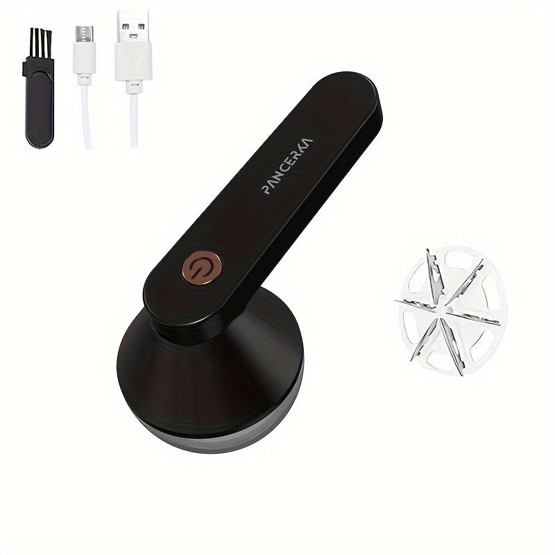 Portable USB Rechargeable Fabric Shaver for Removing Lint and Fuzz from Clothes Bedding Furniture and Carpet