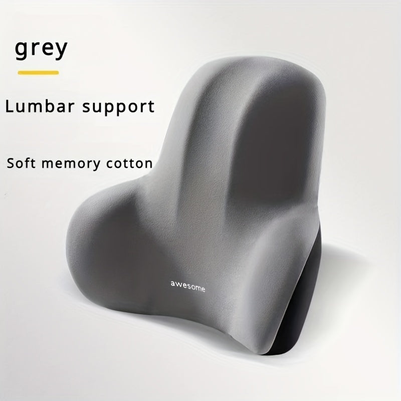 Office Chair Cushion Memory Foam Back Support Seat Pad for Posture Relief Non-Slip Washable