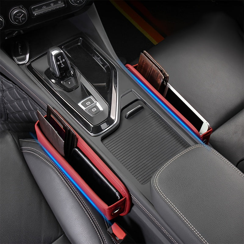 Car Seat Organizer Auto Console Side Pocket Storage Box for Car Interior Accessories
