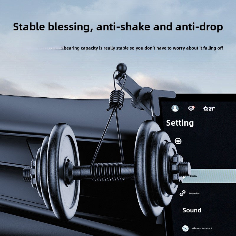 Rotatable Car Phone Holder Mount for Dashboard, PC Material, Adjustable Car Accessory