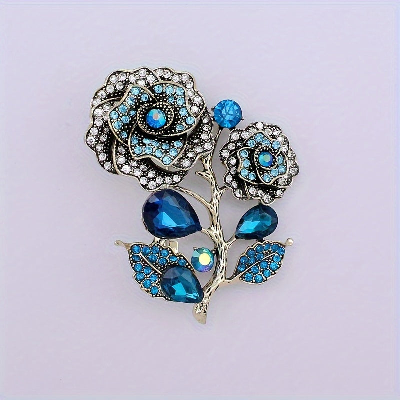 Zarif Kameliya Gul Brosh To'plami - Qadimiy Nafislikdan Ilhomlangan, Hashamatli Qotishmadan Yasalgan, Sviterlar va Palto'lar uchun Joziba Qo'shish uchun Ideal, Partiyalar va Kechki Ovqatlar uchun Mukammal