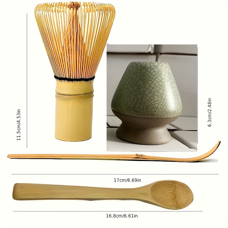 Matcha Gift Box Set with Whisk Scoop Bowl and Holder for Halloween Christmas Thanksgiving