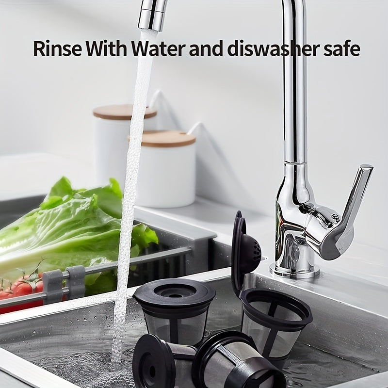 2 Pieces Reusable BPA Free Purple Coffee Filter Cups Set