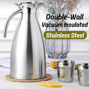 Stainless Steel Thermal Carafe Vacuum Insulated Keeps Coffee Hot 12 Hours Cold 24 Hours