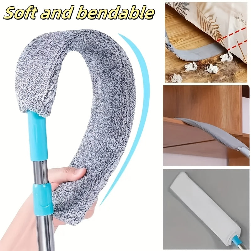 Uzaytiriladigan tutqichli mikrotozalash choʻpchasi yuqori shiftli shamollar va mebellar uchun