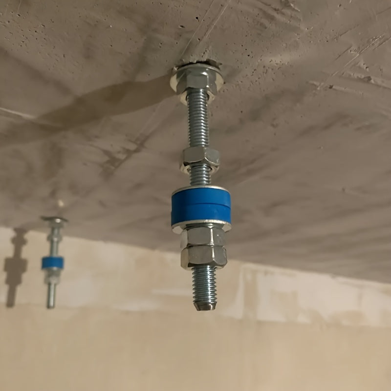 Silent Anti-Vibration Ceiling Rod for Central Air Conditioning with Rubber Pads and Expansion Bolts