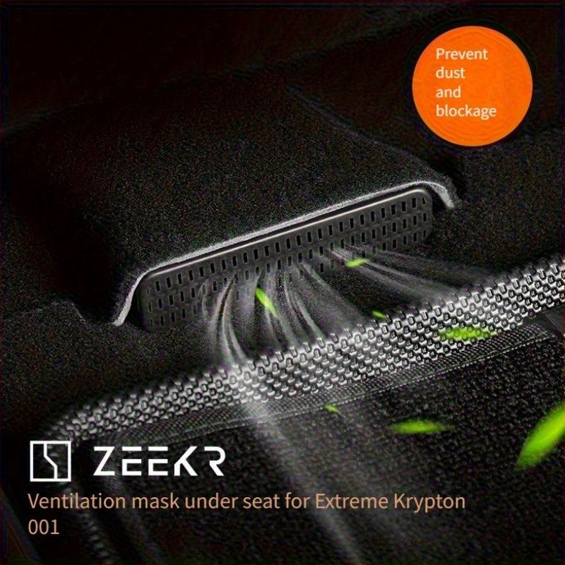 Rear Seat Air Vent Cover ABS Resin Dustproof Shock-Absorbing Car Interior Upgrade