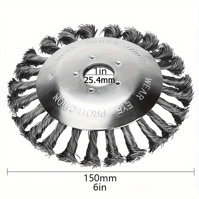 Cuchillas de alambre de acero para cortacésped de 6/8 pulgadas con articulación giratoria piezas de recambio