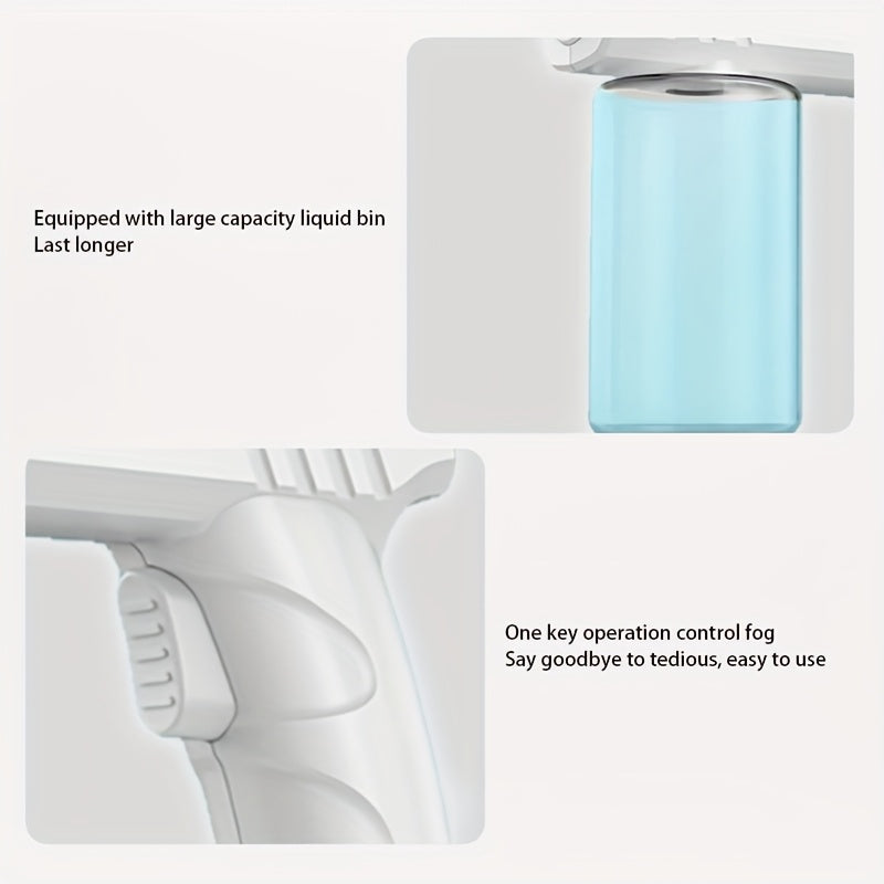 Rechargeable Blue Light Spray Gun for Home Use Portable Sterilizer Atomizer with Long Battery Life