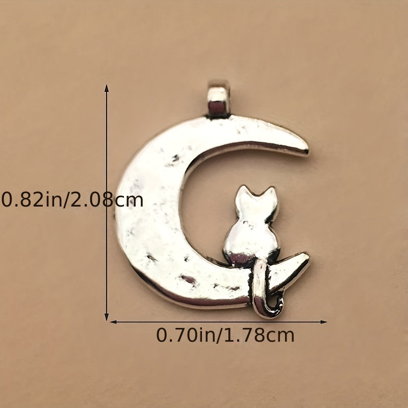 Set of 200 Antique Silver Alloy Charms for Jewelry Making Necklace Bracelet Keychain