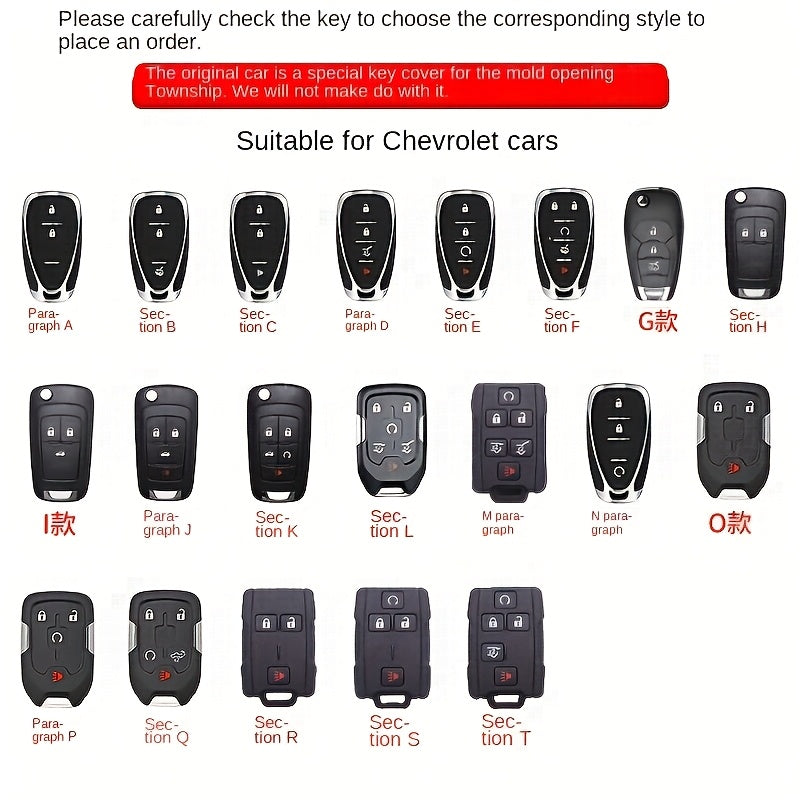 Universal Alloy Smart Key Case For Car Fobs With 2-5 Buttons