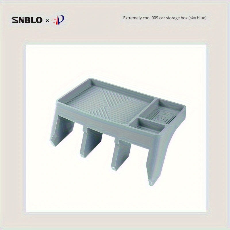 Silicone Storage Box for Car Interior Console Tray Behind Infotainment Screen