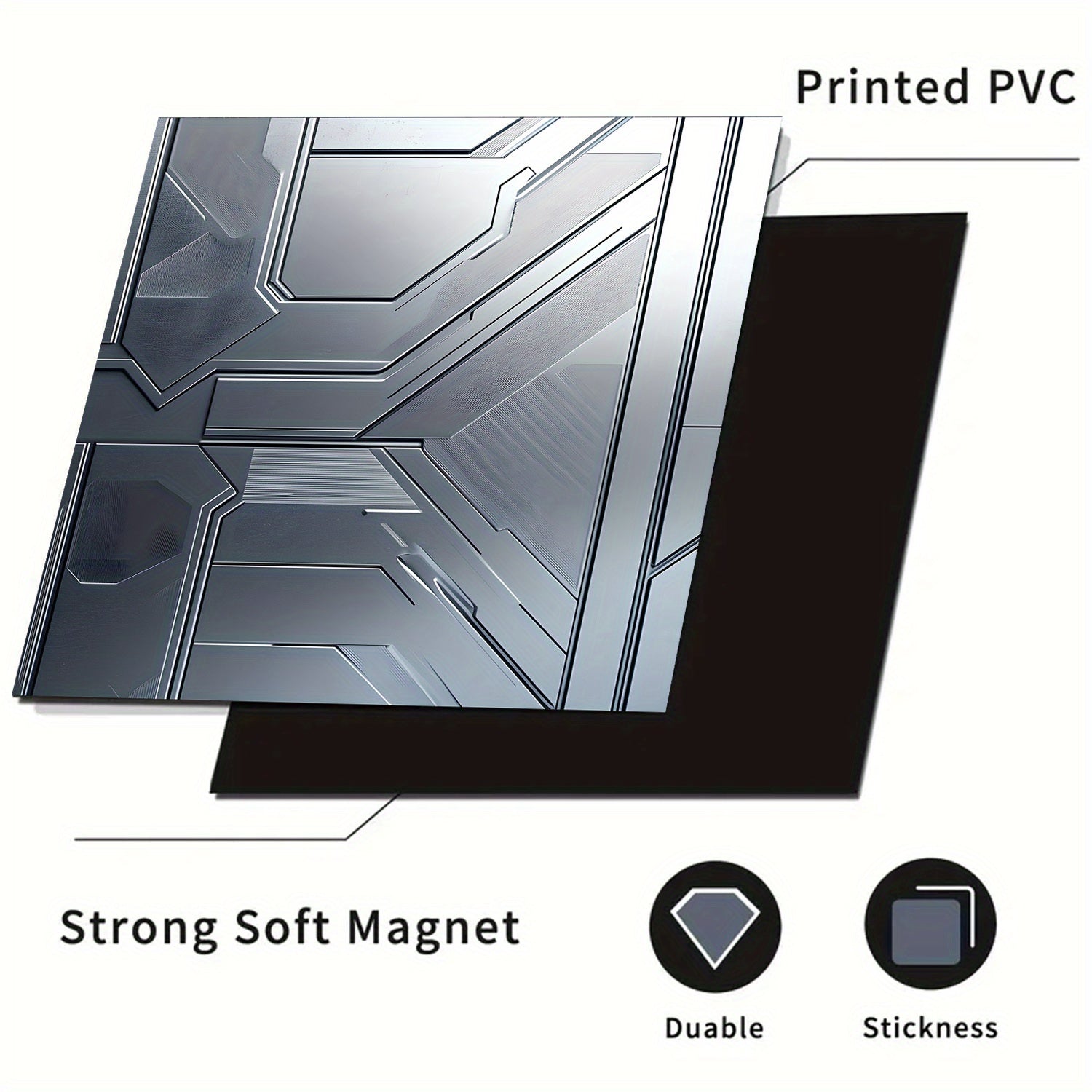 Dishwasher Magnet Cover Futuristic Tech Panel Waterproof Heat-Resistant 58.5x65 cm