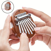 Mini Kalimba Thumb Piano 8-Key Turmeric for Adults Eid Al-Adha Gift