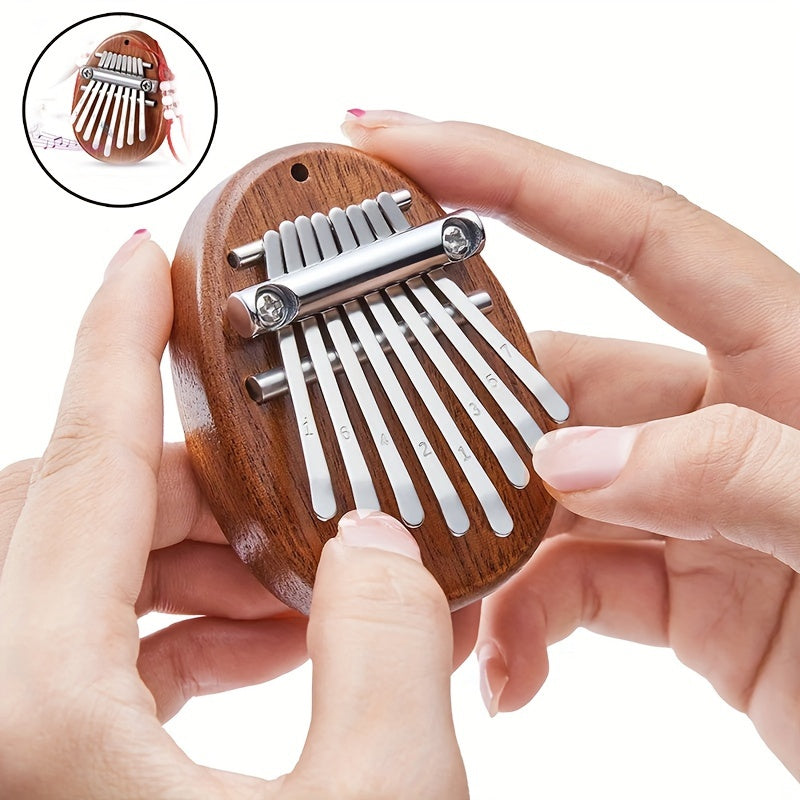Mini Kalimba Thumb Piano 8-Key Turmeric for Adults Eid Al-Adha Gift