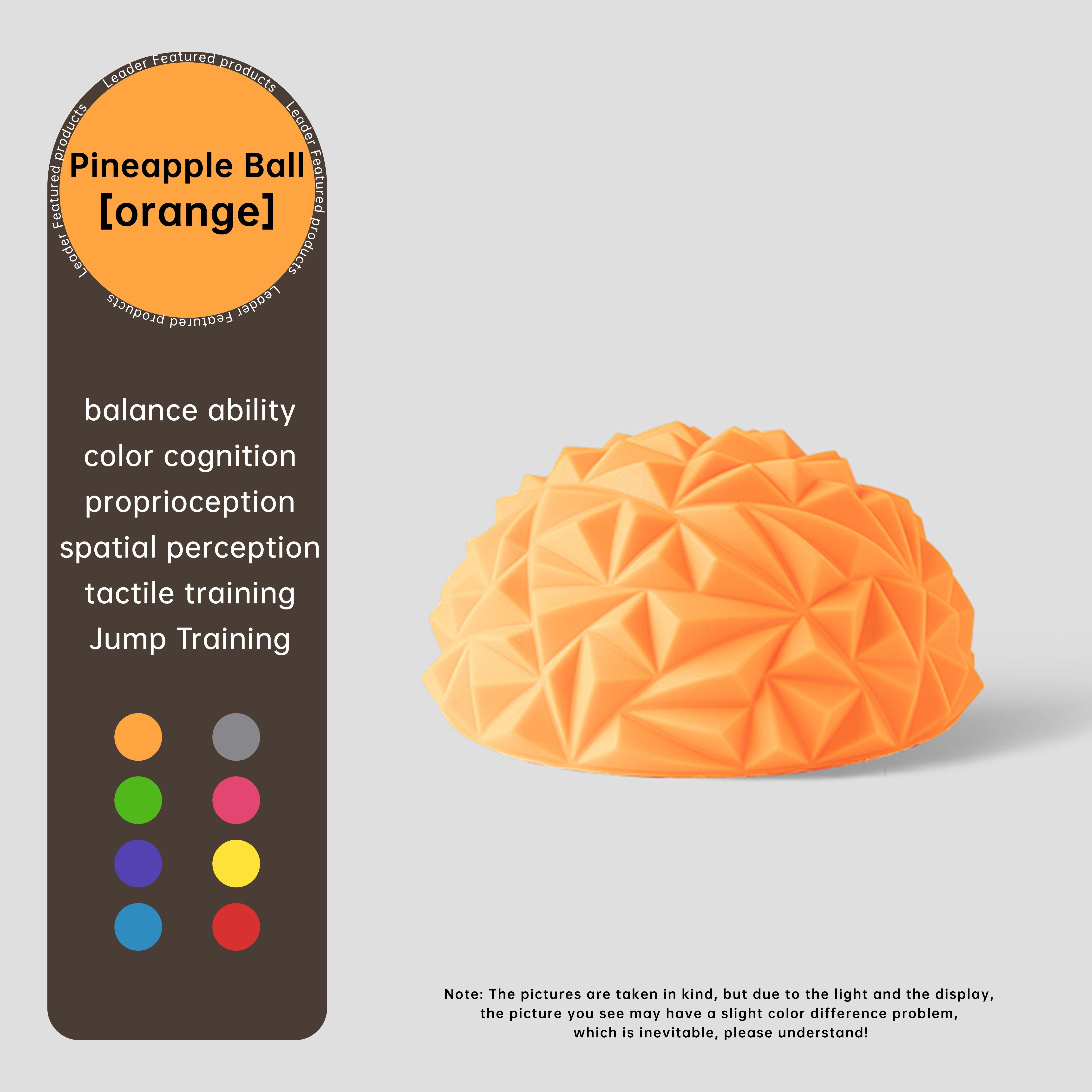 1 шт. ПВХ йога-мяч для балансировки, массажа ног и снятия стресса - подходит для йоги, пилатеса, гимнастики - взрослый, 1 упаковка