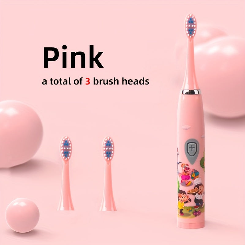 Bolalar va kattalar uchun elektr tish cho'tkasi, yumshoq cho'tka, sayohat uchun qulay, ajraladigan boshlar