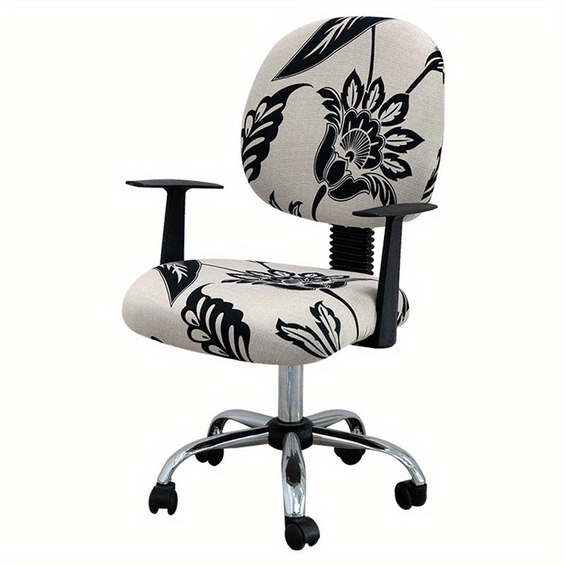 Washable Elastic Office Chair Cover for 2 Chairs