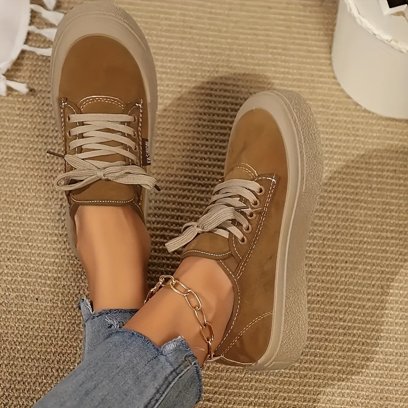 Women’s All-Season Penny Loafers Solid Color Casual Shoes with Rubber Sole