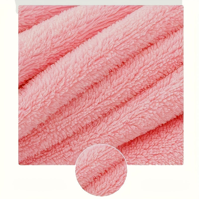 Мягкое и уютное микрофибровое детское полотенце с капюшоном и ушками - супер впитывающее, розовый дизайн овечки для детей, машинная стирка - идеальный подарок для мальчиков и девочек, 69.85x139.95 см