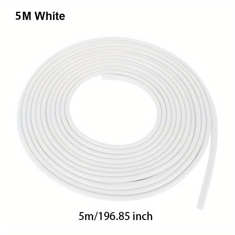 Avtomobil eshigi chetini himoyalash uchun U-turi rezina yostiq chiziq 5m Universal chizishga qarshi himoya