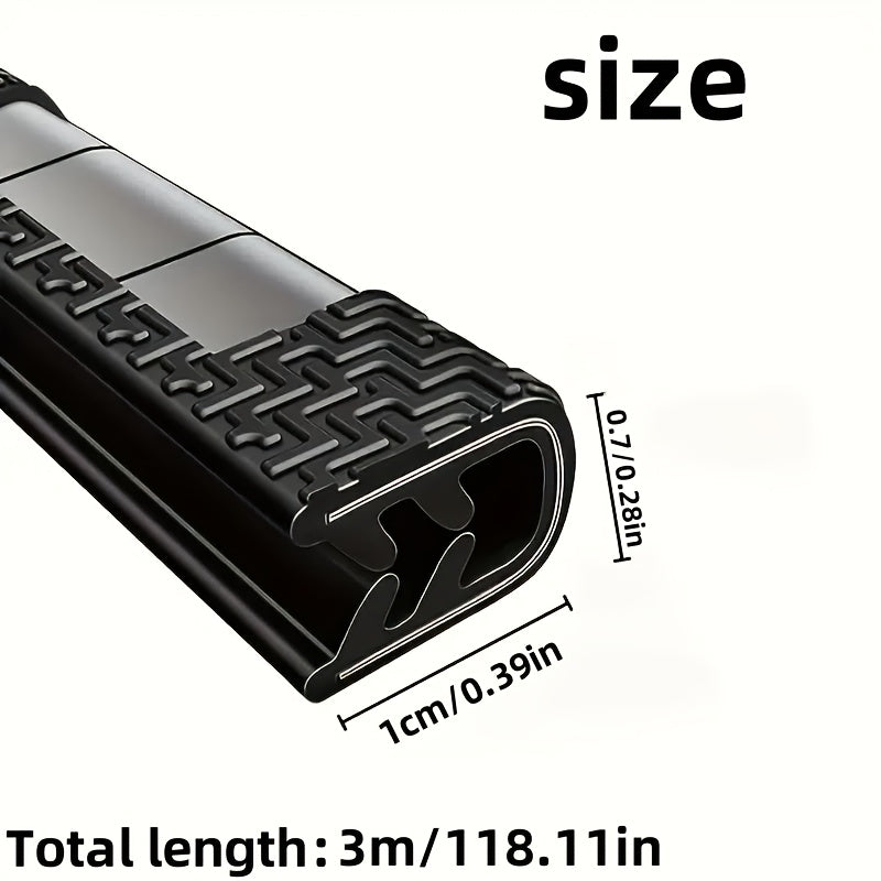 Avtomobil eshigi chetini himoya qiluvchi silikon ob-havo sharoitlariga chidamli shovqin kamaytiruvchi bo‘lakni yopishtiruvchi