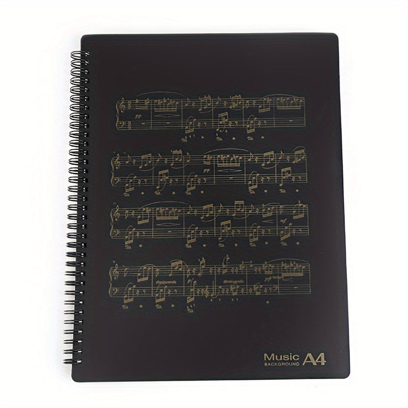 Carpeta A4 de 40 bolsillos para organización y protección de documentos y partituras