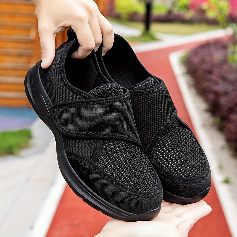 Women's Wide Fit Orthopedic Walking Shoes Breathable Mesh All-Season