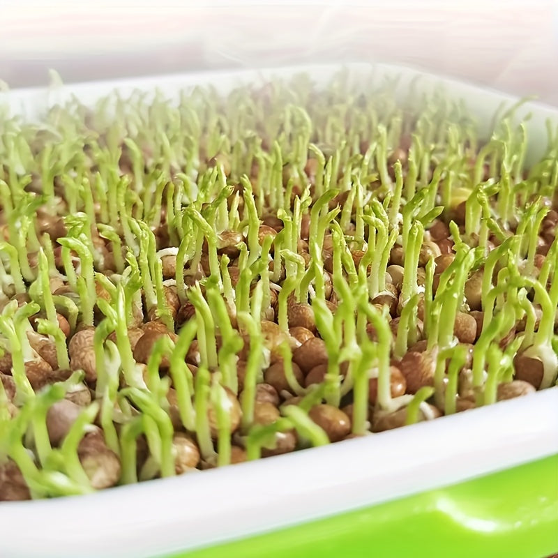 Large Capacity Microgreens Seed Sprouting Trays Soil-Free Plastic Indoor Outdoor