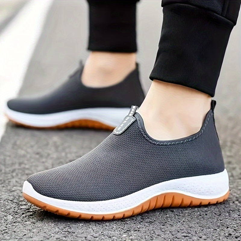 Men's Breathable Fabric Slip-On Loafers Casual Summer Shoes
