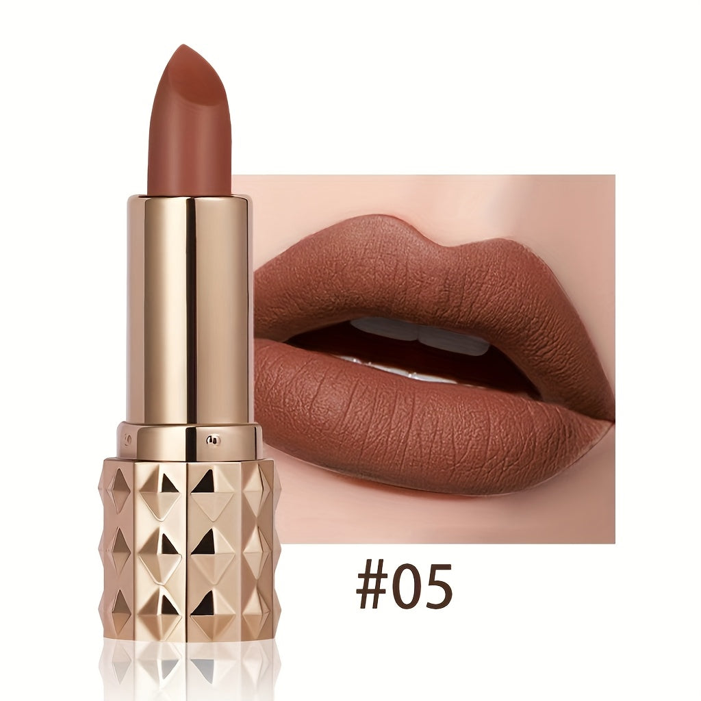 Set de labiales mate para mujer, resistente al agua, 4 colores, maquillaje de labios