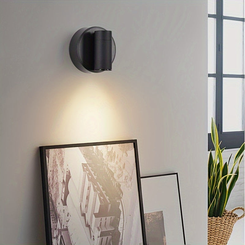 Modern LED Wall Sconce Touch Control Rechargeable Lithium Battery