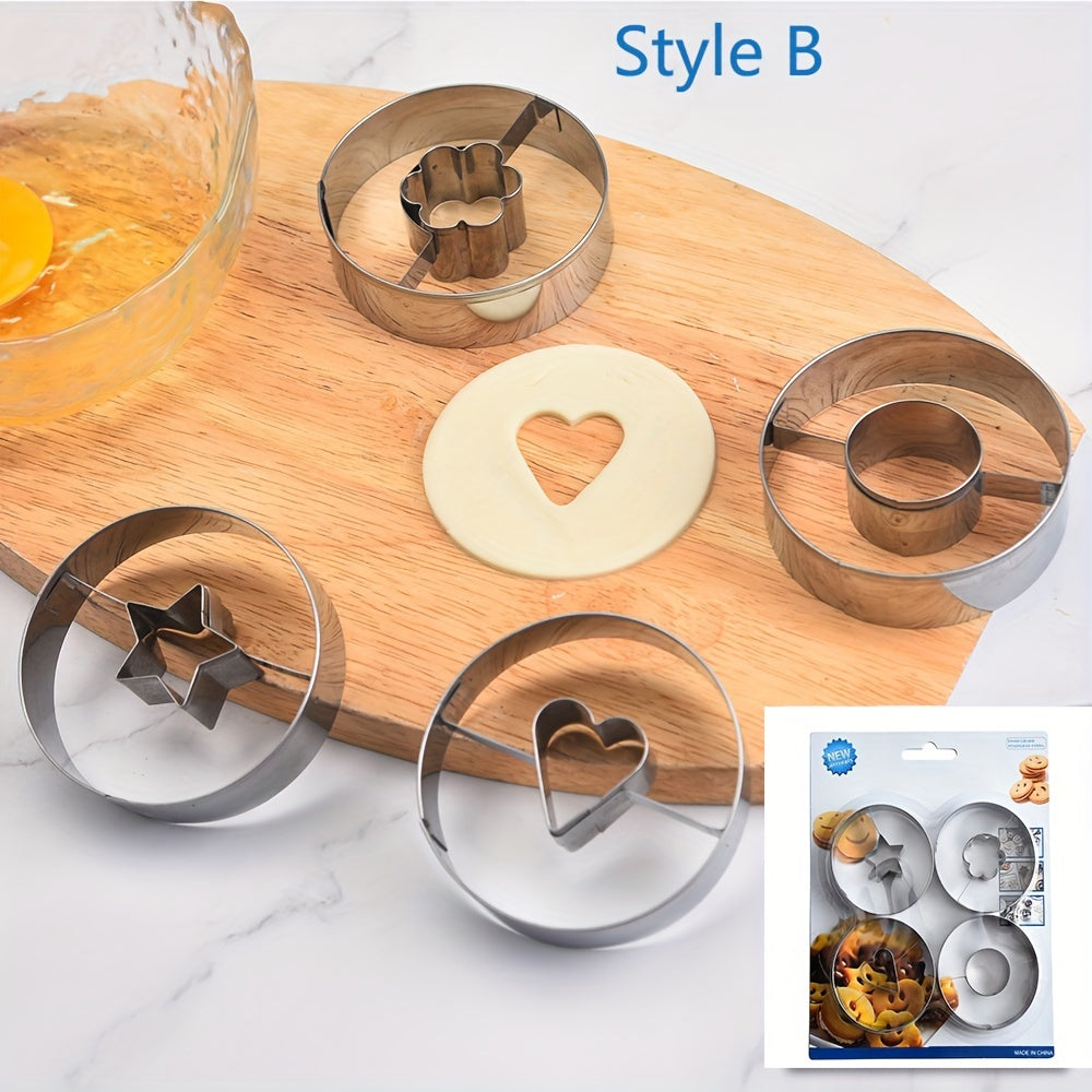 Cookie Mold DIY Tool for Smiling Cookies and Cakes, Stainless Steel